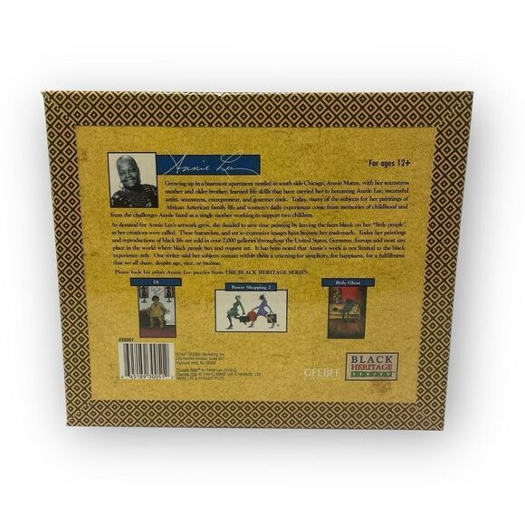 Black Heritage Series 550 Piece Puzzle Thunder Ride by Annie Lee New & Sealed - Picture 2 of 3